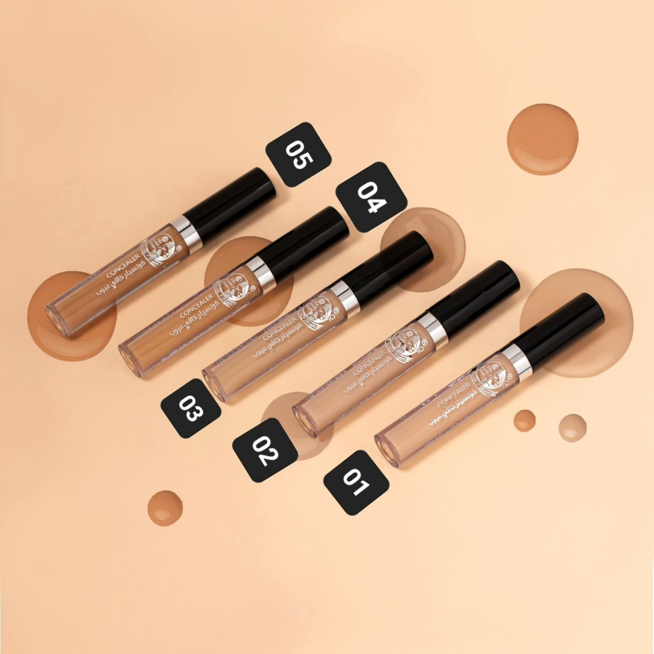 كونسيلر خافي عيوب 5 درجه لون  من بيوتي موون  | CONCEALER