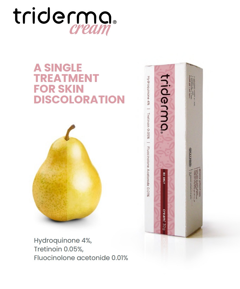 ترايد  يرما كريم لبشرة صافية  خالية من البقع  والتصبغات من ديرما بيلا | A SINGLE  TREATMENT  FOR SKIN  DISCOLORATION