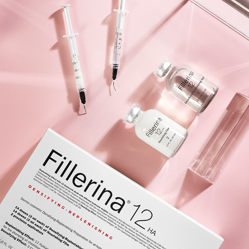 فيلرينا 12 فيلر منزلي لشد البشرة تركيز 4 - 2 أمبولة × 30 مل من لابو | Fillerina 12 Densifying Filler Treatment Grade 4 - 2 Vials × 30 ml