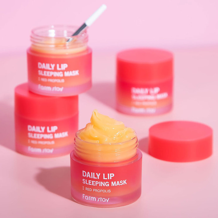 قناع الشفاه اليومي بخلاصة البروبوليس الأحمر من فارم ستاي