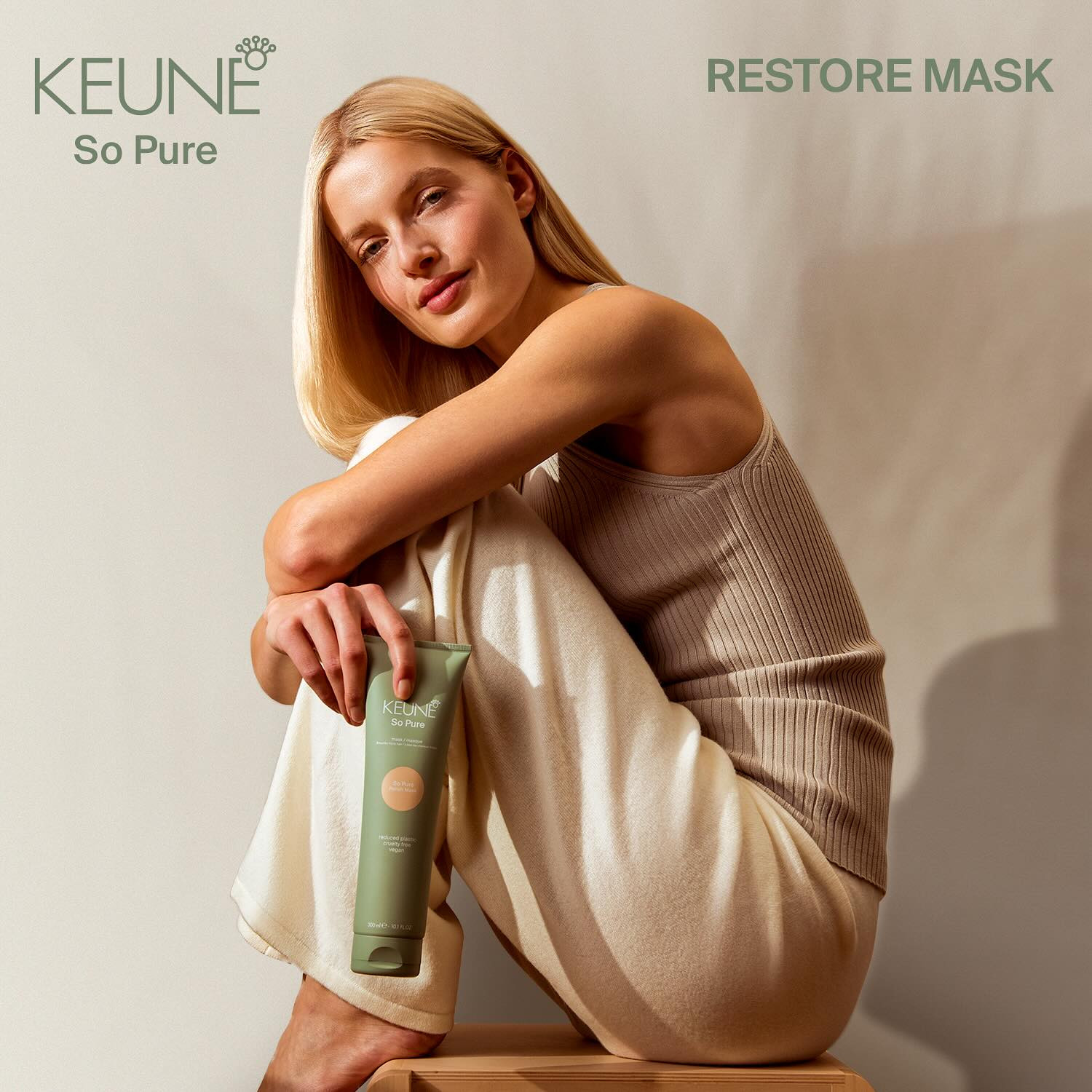 قناع سو بيور ريستور لتغذية الشعر الجاف من كيون  | So Pure Restore Mask