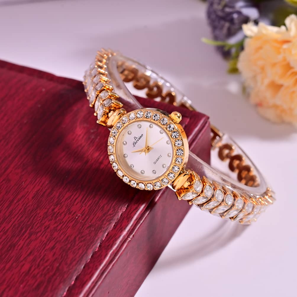 ساعة زركون كريستال عرائسي من وكالة لوكسينو