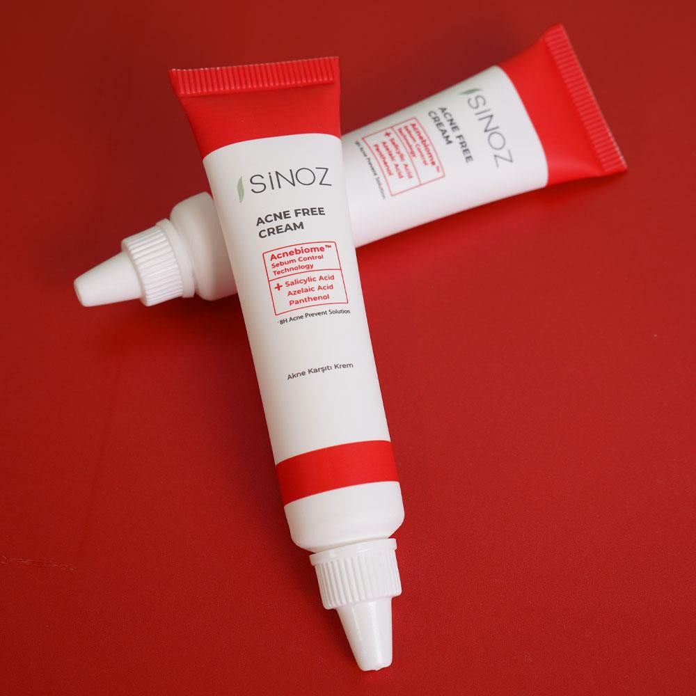كريم الوجه المضاد لحب الشباب من سينوز | Sinoz Acne Free Cream